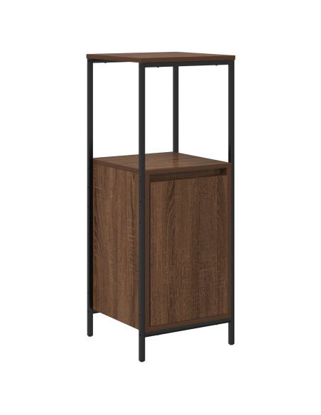 Set di mobili per il bagno in legno ingegnerizzato rovere da 5 pezzi