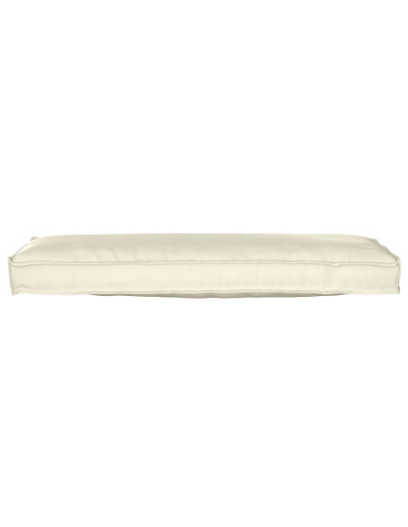 Cuscino per Panchina  Panna 120x40x8 cm in Tessuto Oxford
