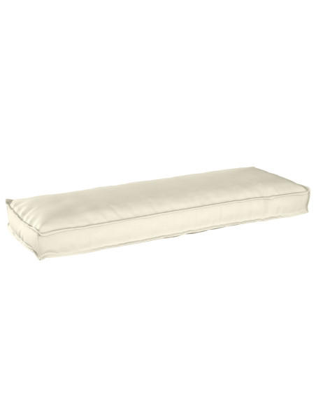 Cuscino per Panchina  Panna 120x40x8 cm in Tessuto Oxford