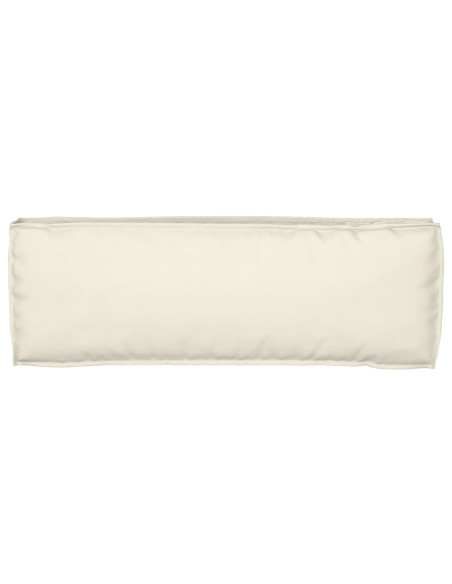 Cuscino per Panchina  Panna 120x40x8 cm in Tessuto Oxford