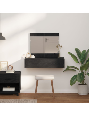 Tavolo da Trucco Nero 83 x 40 x 70 cm Legno multistrato