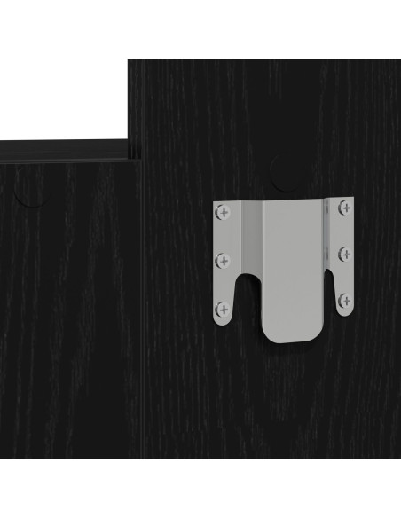 Tavolo da Trucco Nero 83 x 40 x 70 cm Legno multistrato