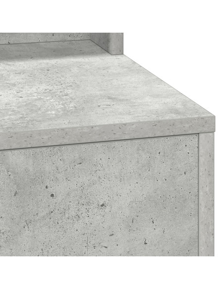 Toletta  con luci LED Grigio cemento 79x41x135 cm