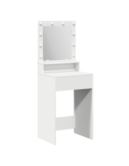 Toeletta  con luci LED Bianca 50x41x135 cm