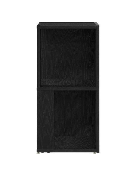 Armadio Angolare  Nero Rovere 33x33x67 cm Legno ingegnerizzato