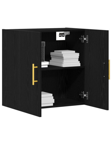 Mobile a muro Rovere Nero 60 x 31 x 70 cm Legno multistrato