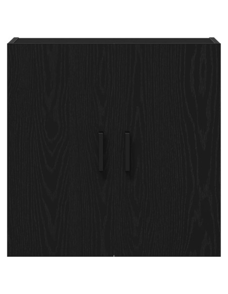 Armadio a muro  Nero Rovere 60x31x60 cm Legno ingegnerizzato