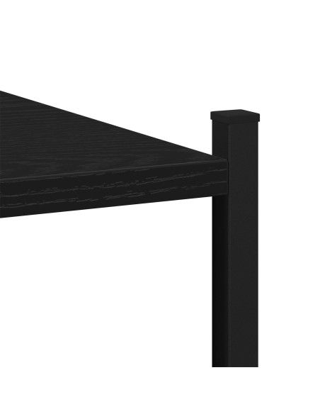 Mobile da bagno  Nero Rovere 33x33x120,5 cm in legno ingegnerizzato