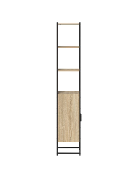 Cabinet da bagno  Rovere Sonoma 33x33x185,5 cm Legno ingegnerizzato