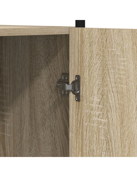Cabinet da bagno  Rovere Sonoma 33x33x185,5 cm Legno ingegnerizzato