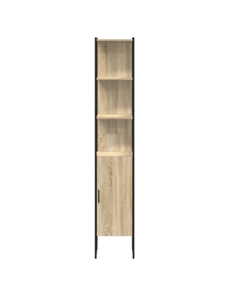 Cabinet da bagno  Rovere Sonoma 33x33x185,5 cm Legno ingegnerizzato