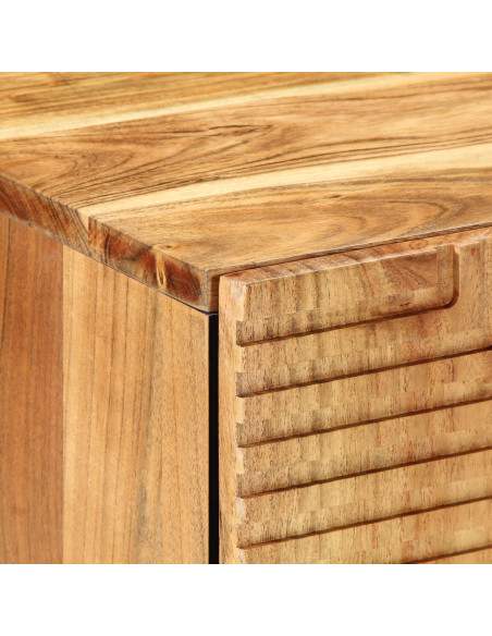 Mobile Lavabo da Bagno  62x33x58 cm in Legno Massello di Acacia