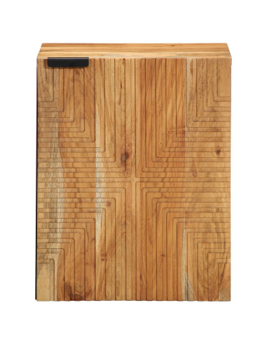 Armadio per Lavabo da Bagno con porta Legno di Acacia Massello