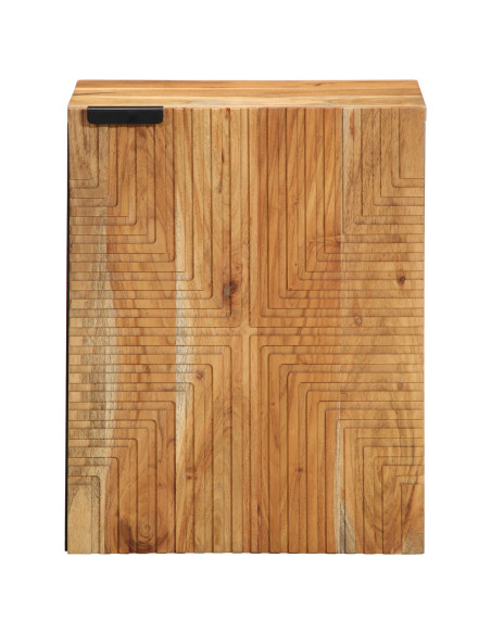 Armadio per Lavabo da Bagno con porta Legno di Acacia Massello