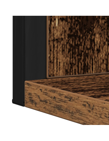 Specchio con lo scaffale Legno vecchio 50 x 12 x 60 cm