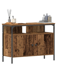 Armadio per Lavabo da Bagno Legno vecchio 80 x 30 x 60 cm