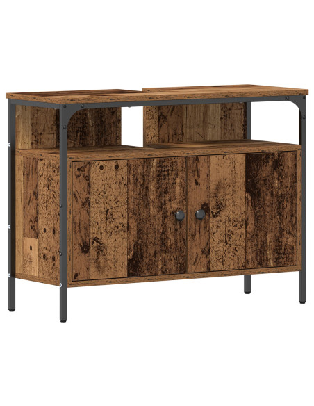 Mobile da Bagno  in Legno Vecchio 80x30x60 cm in Legno Ingegnerizzato