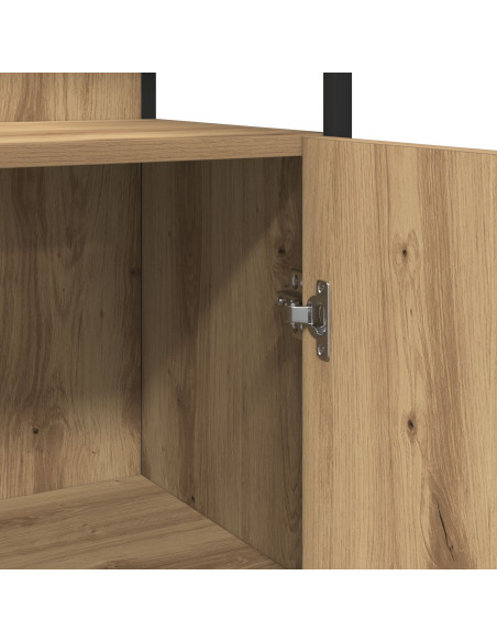 Mobile da Bagno con porta rovere artigianale 33 x 33 x 185,5 cm