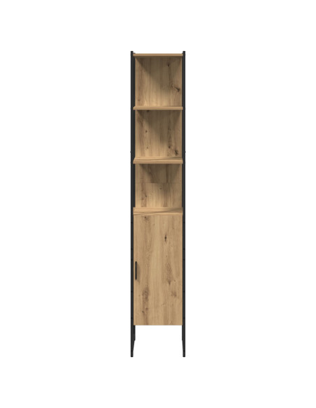 Armadio da bagno  Rovere Artigianale 33x33x185,5 cm Legno ingegnerizzato