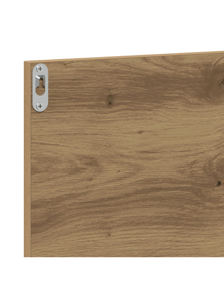 Mensola Specchio rovere artigianale 90 x 10,5 x 37 cm