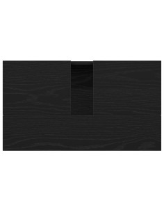 Armadio per Lavabo da Bagno Rovere Nero 58 x 33 x 60 cm