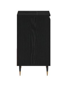 Mobile da Bagno Rovere Nero 65 x 33 x 60 cm Legno multistrato
