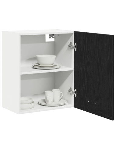 Armadio pensile Lyon 2 pcs Rovere Nero 50 x 31 x 60 cm