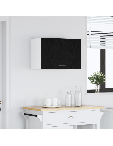 Armadio a Sospensione  in Rovere Nero - 60x31x60 cm, Realizzato in Legno Ingegnerizzato