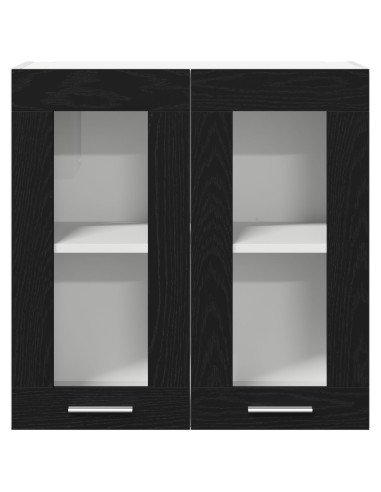 Armadio pensile Rovere Nero 60 x 31 x 60 cm Legno multistrato