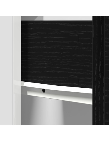 Armadio pensile Rovere Nero 30 x 46 x 81,5 cm Legno multistrato