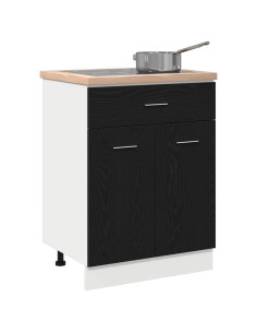 Armadio pensile Rovere Nero 60 x 46 x 81,5 cm Legno multistrato 2