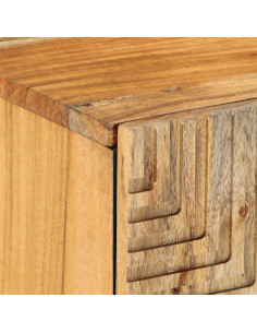 Unità TV con porta Legno di Acacia Massello 105 x 33,5 x 46 cm