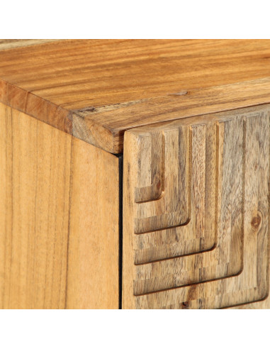 Unità TV con porta Legno di Acacia Massello 105 x 33,5 x 46 cm