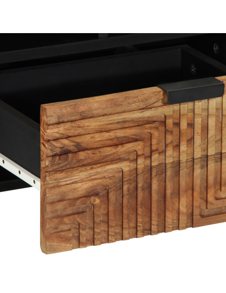 Mobile TV  100x33,5x46 cm in legno massello di acacia