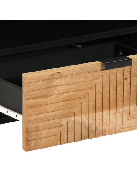 Mobile TV  80x33,5x46 cm in legno massello di acacia