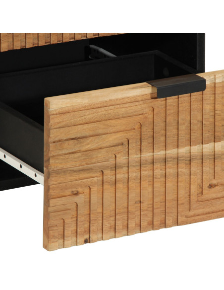 Mobiletto  40x33x75 cm in Legno Massello di Acacia
