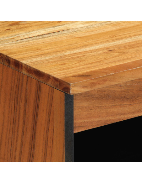 Sideboard  60x33x75 cm in legno massello di acacia