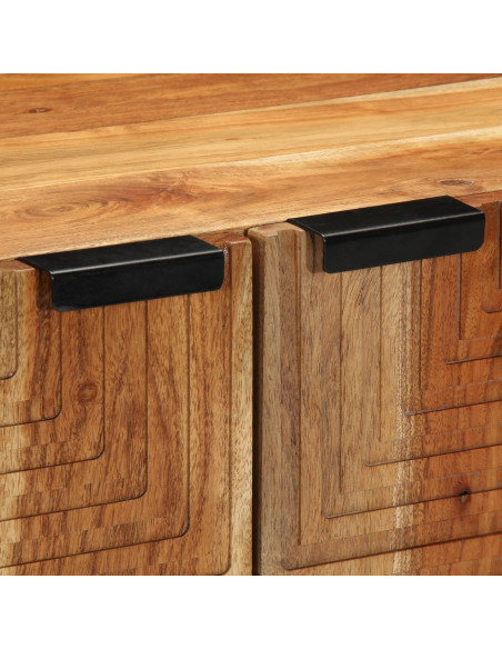 Sideboard  60x33x75 cm in legno massello di acacia