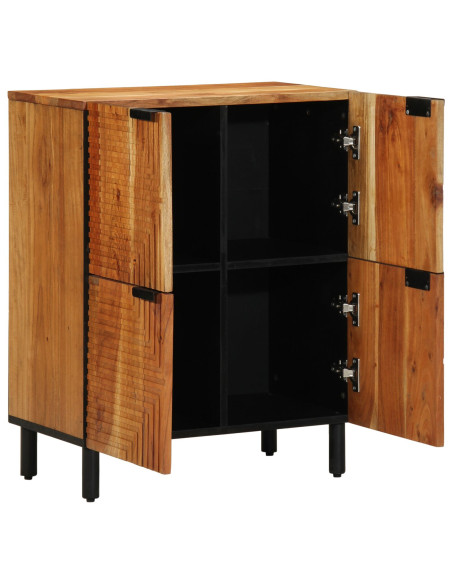 Sideboard  60x33x75 cm in legno massello di acacia
