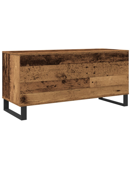 Mobile porta vinili rovere artigianale 100 x 38 x 48 cm