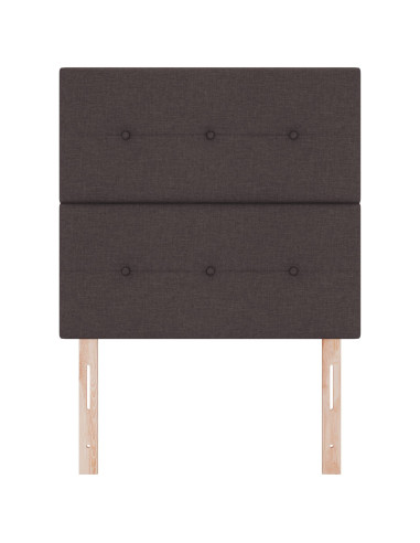 Testiera con testiera Marrone Scuro 80 cm Pelle Sintetica