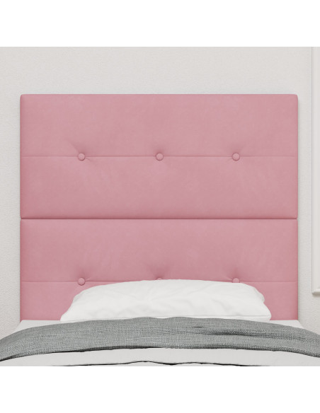 Testiera con testiera Rosa 90 cm Pelle Sintetica