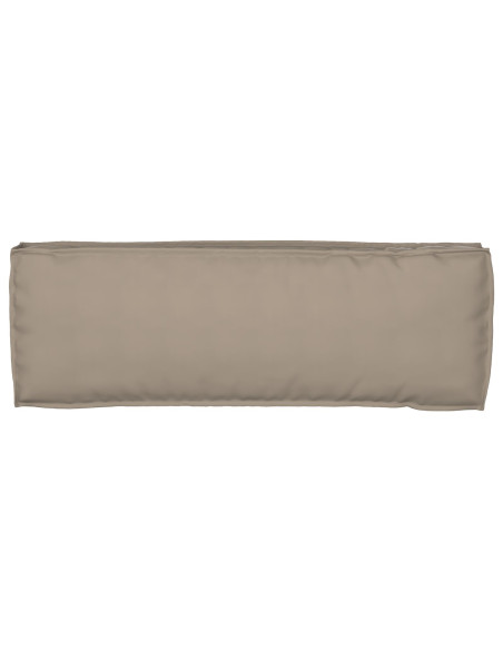 Cuscino per Pallet  per Panchina Tortora 120x40x8 cm Tessuto Oxford