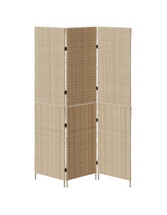 Divider per stanze Beige 147 x 180 cm polyrattan 2