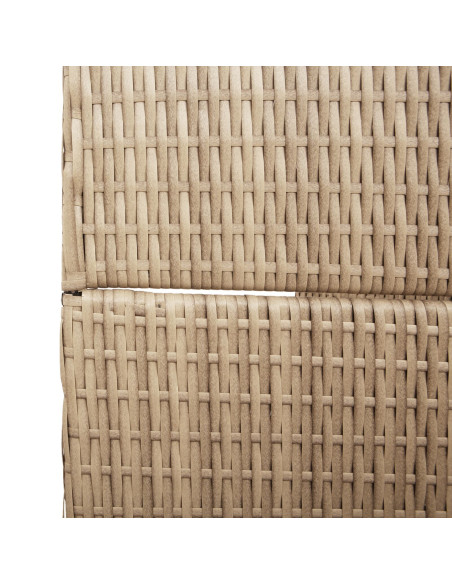 Divider per stanze Beige 147 x 180 cm polyrattan