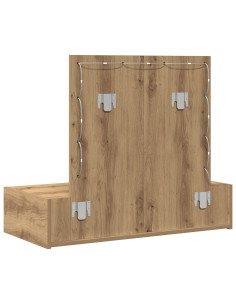 Tavolo da Trucco Marrone 83 x 40 x 70 cm Legno multistrato 2