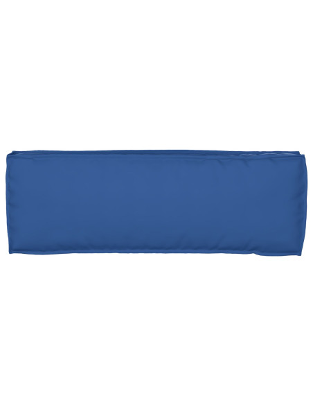 Cuscino per panchina  Blu reale 120x40x8 cm Tessuto Oxford