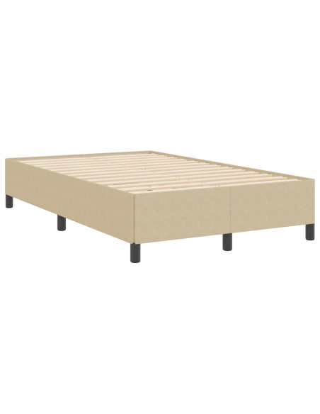 Struttura letto  Verde Chiaro Grigio 120x200 cm Tessuto a Coste