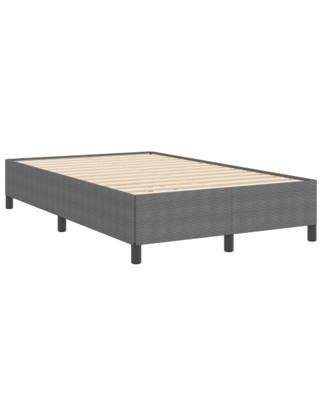 Struttura Letto  Grigio Chiaro 120x190 cm in Velluto a Coste