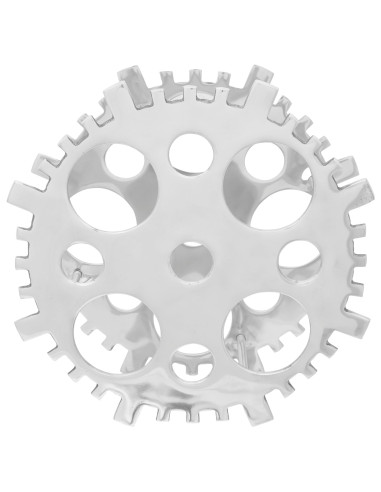 Portabottiglie Argento 39 x 14 x 39 cm Alluminio